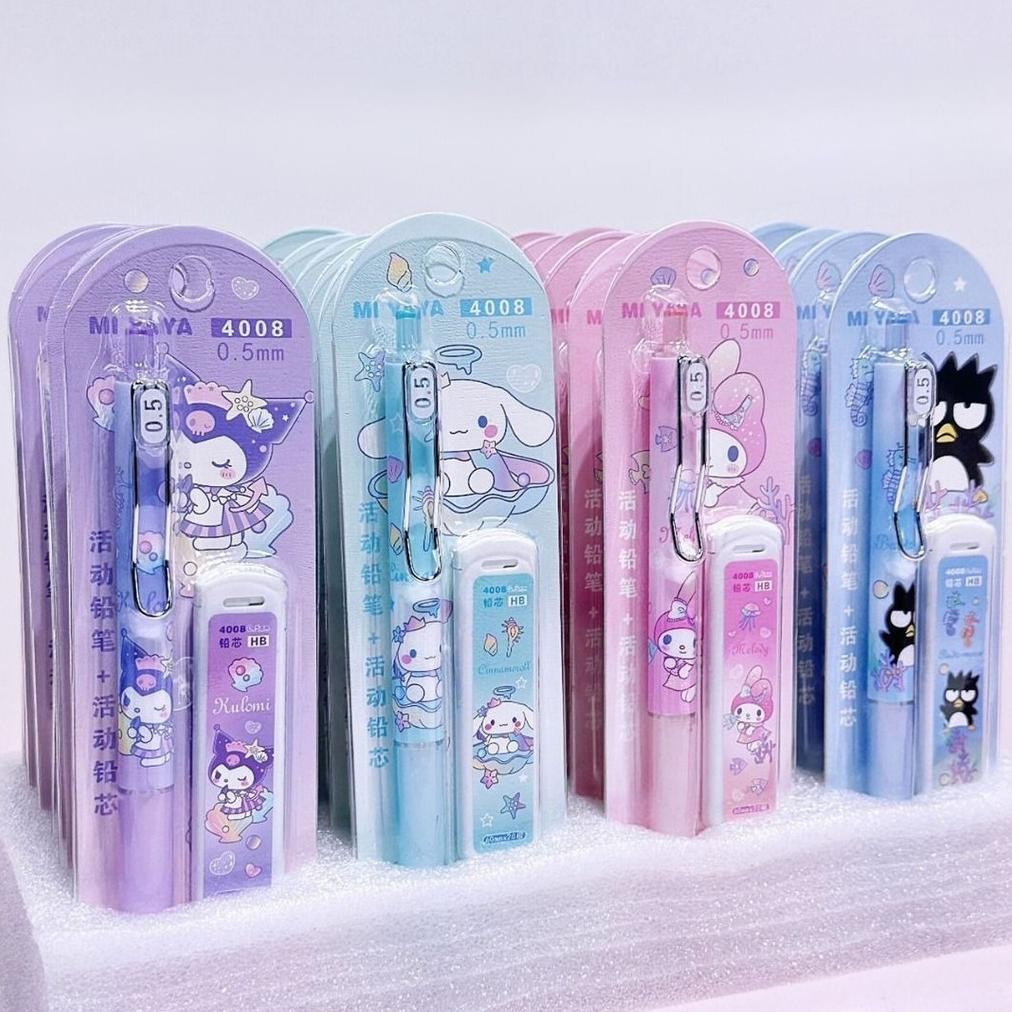 

Qw-7 Pencil Mechanical 0.5Mm With Refill Alat Tulis Pensil Lucu Murah