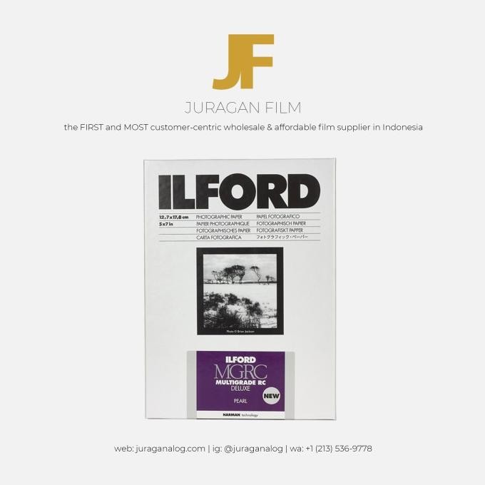 

Ilford Mgrc Multigrade Deluxe Pearl - 5X7/25 Sheets Promo