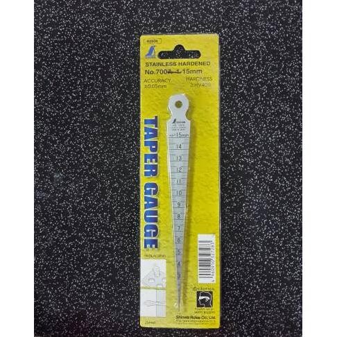 

Fx-4 Taper Gauge Shinwa 1-15Mm