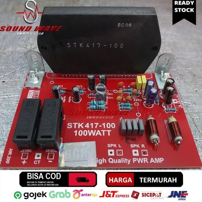 Kit Stk 417-100 Minus Heatsink Stereo 100W Power Amplifier Original