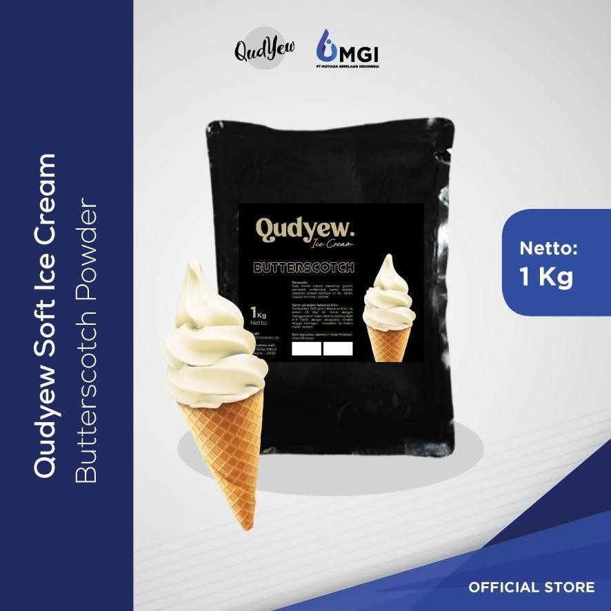 

Best Seller Qudyew Ice Cream Powder 1Kg / Bubuk Es Krim Halal Vanilla Strawberry Chocolate Creamy Vanilla Mango Red Velvet Matcha Butterscotch Yogurt Taro Cheese Ice Cream1Kg Premix
