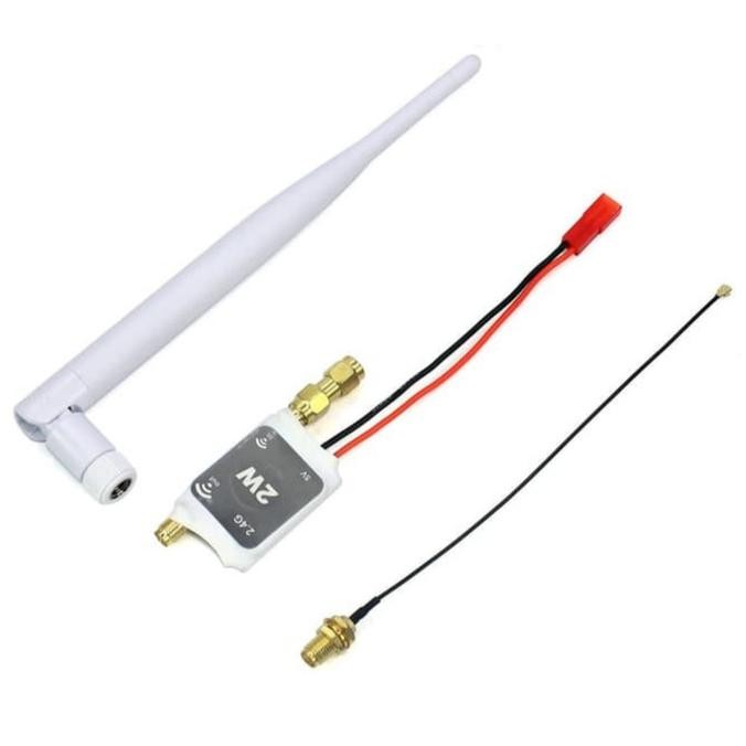 2.4G 2W Radio Signal Amplifier Booster & Antenna & Feeder For Dji Phan Original
