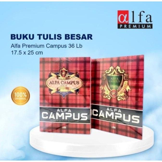 

Buku Tulis Besar Campus Panjang Per Pack isi 10 buku by Radhiant official