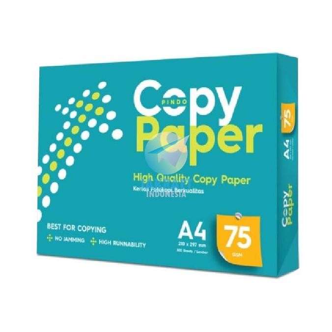 

(500 Lembar) Kertas HVS A4 75 (70) Gsm Gram COPY PAPER Copier dari Sinar Dunia Seperti PaperOne | RIM by Radhiant official