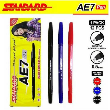 

Pulpen Standard AE7-1 pack isi 12 pcs by Radhiant official