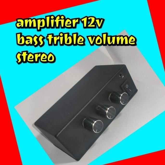 Power Amplifier Volume Bass Trible / Audio Amplifier / Ampli Mini 5V Original