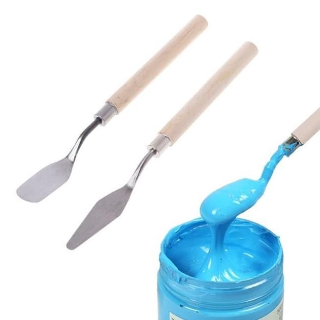 

Palette SET KNIFE Artist Scrap Knife Spatula BUTTERCREAM PAINT PALET by Radhiant official