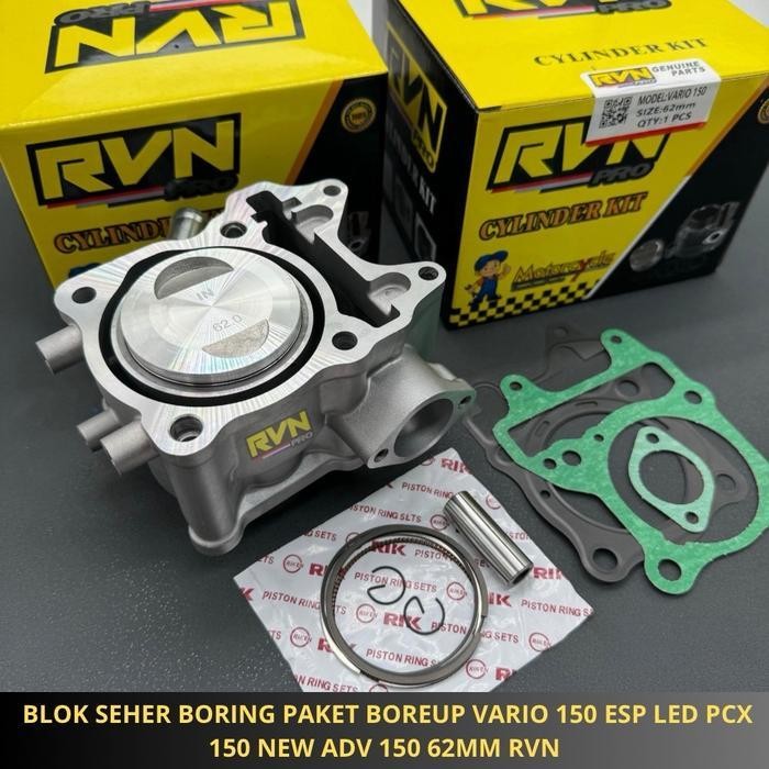Blok Seher Boring Paket Boreup Bore Up Vario 150 125 Esp Led Pcx 150 New Adv 150 Vario 125 Led Techn