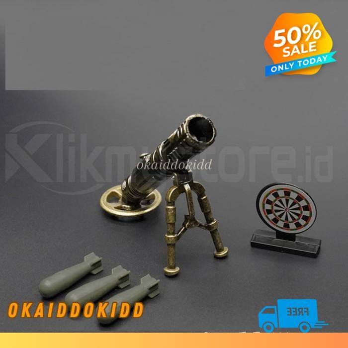 MERIAM MORTIR MAINAN BESI ANAK TEMBAK PELONTAR CANNON MORTAR HIGHT QUALITY 