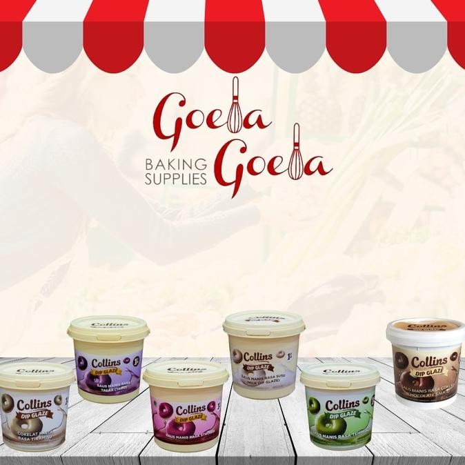 

TERSEDIA Collins Dip Glaze 1 kg