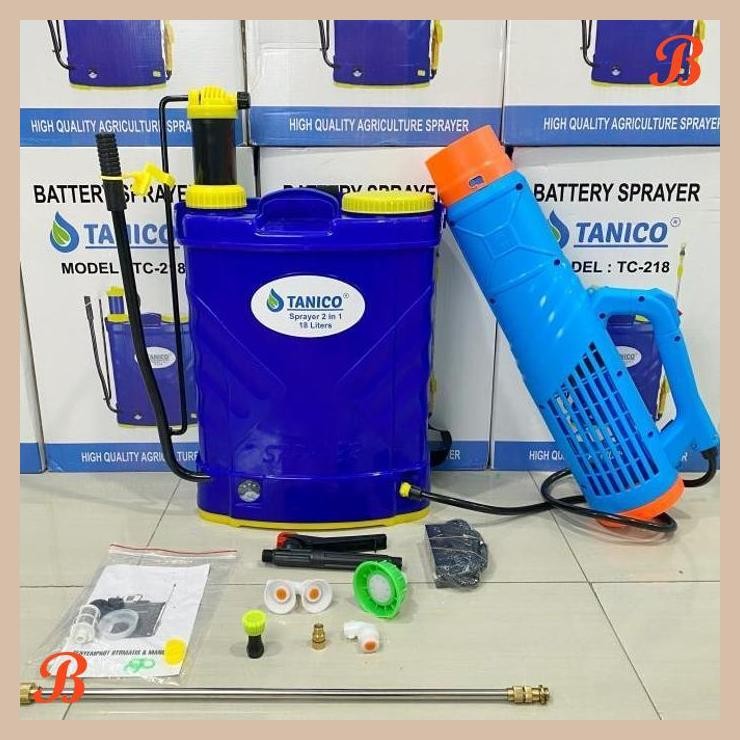 [SPP] SPRAYER TANICO 18 LITER ELEKTRIK MANUAL 2IN1 + GUN BOOSTER BLOWER EMBU