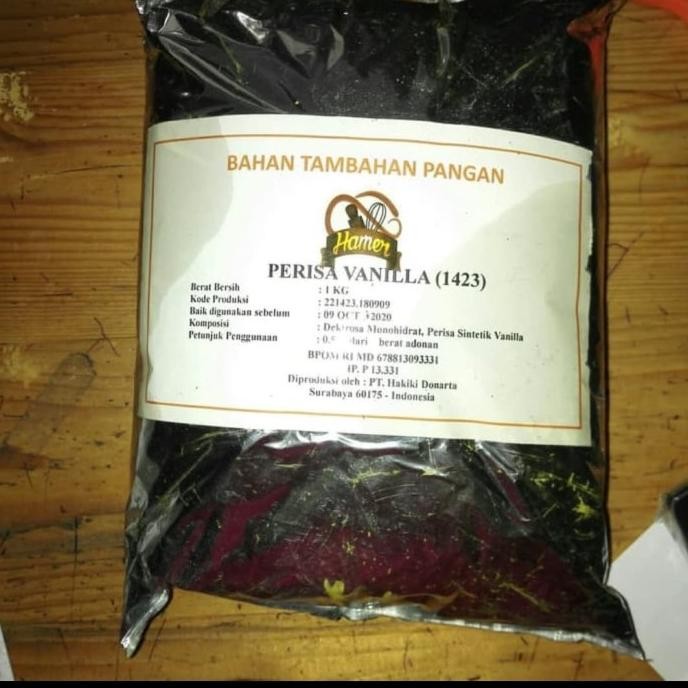 

TERSEDIA Perisa vanili susu Hamer 1kg grab