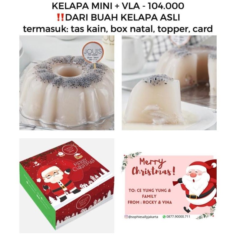 

Murah Hampers Natal Pudding Mini Christmas Edition - Ready Setiap Hari