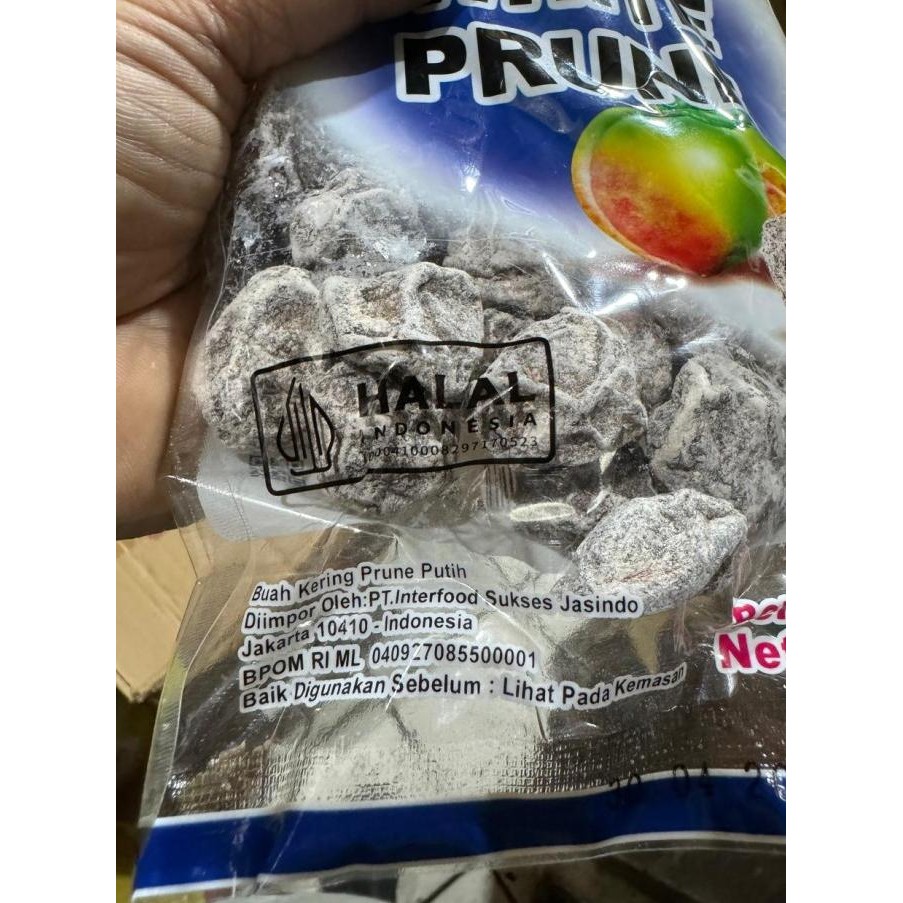

Murah Golden Eagle White Prune / Preserved Fruits / Red Salty Prune / Kiamboy Plum Putih / Merah Kering 500 Gram