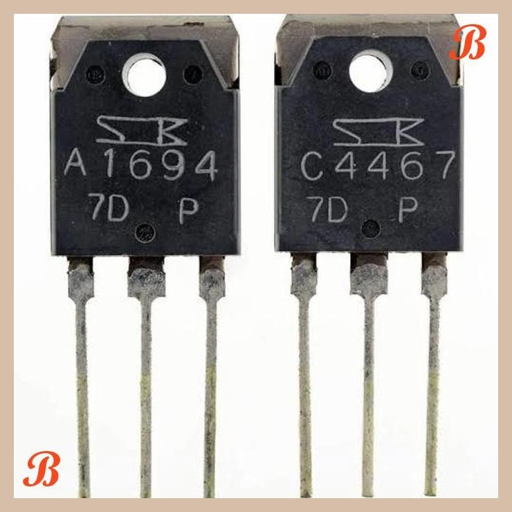 [SRE] A1694 C4467 Sepasang Pasangan Transistor Power Sanken 2SA1694 2SC4467