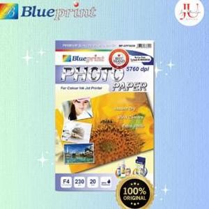 

Kertas Foto / Kertas Glossy / Glossy Paper Blueprint F4 230 Gsm Promo