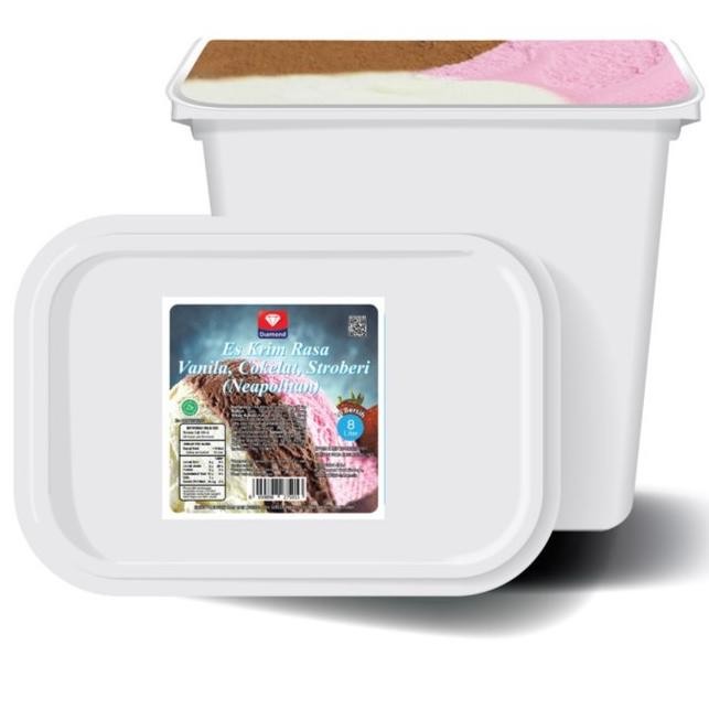 

Promo Diamond Neopolitan Ice Cream 8 Liter
