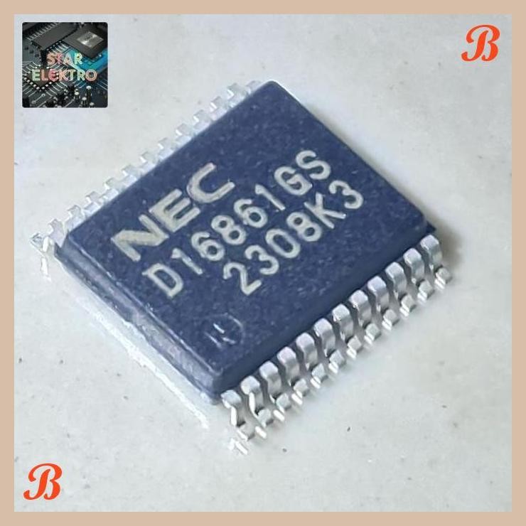 [SRE] D16861GS SSop-24 NEC D16861 GS IC Chip Driver Ignition Mobil ECU Nissan D16861G UPD16861GS