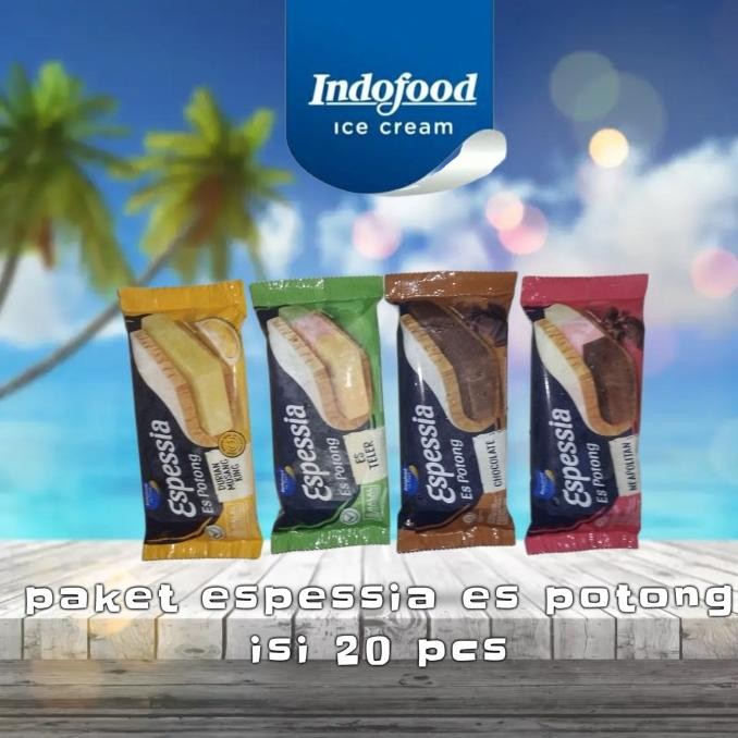 

Murah Indofood Es Krim Paket Es Potong Isi 20 Pcs