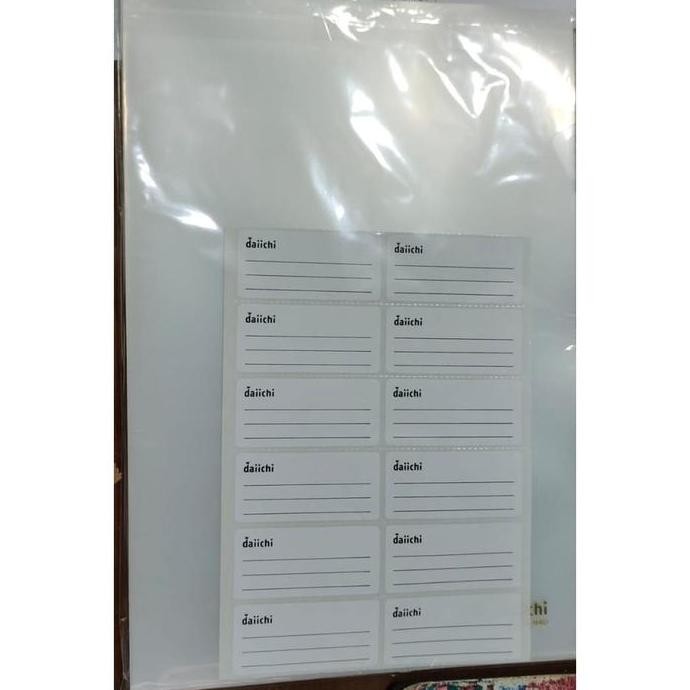 

Clear Sleeve / Map Bening / Map L "DAIICHI" A4 / Folio per lusin murah