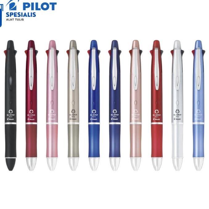 

TERMURAH - PILOT DR. GRIP 4+1 0.7 mm PULPEN PILOT 4 PEN + 1 PENSIL