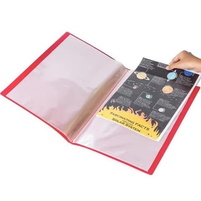 

Display Book / Map Clear Holder Album Ukuran Besar F4/Folio 40 sheet Felix ( Pcs ) murah