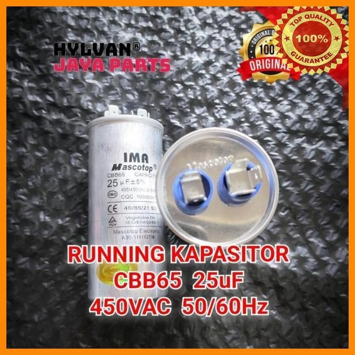 [hyl] kapasitor ac 25uf sharp original