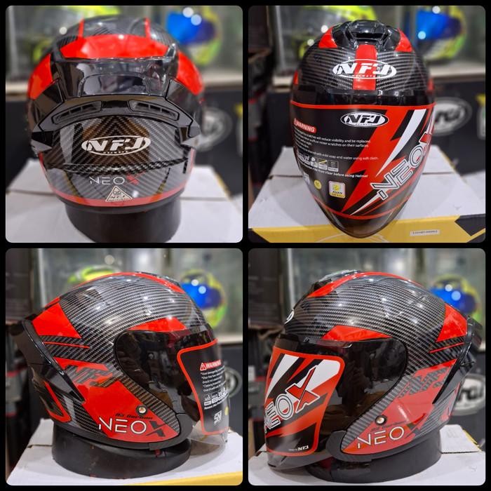 NFJ NEO X MOTIF CARBON RED Import Premium