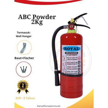 TERBARU APAR / ALAT PEMADAM API RINGAN / TABUNG PEMADAM KEBAKARAN 2 KG