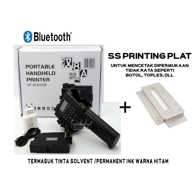 Produk Baru CP2000SE Mesin Handheld Printer Alat Cetak ing Expired Date Kemasan
