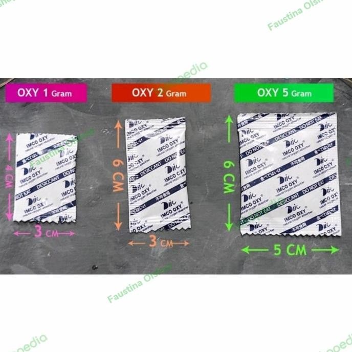 

Silica Gel Oxyfree Food Grade 1 Kg (Kemasan 1 Gr & 2 Gr) murah