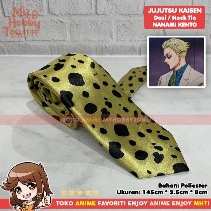 new  Dasi Nanami Kento : Jujutsu Kaisen Cosplay Property Neck Tie Nanamin murah