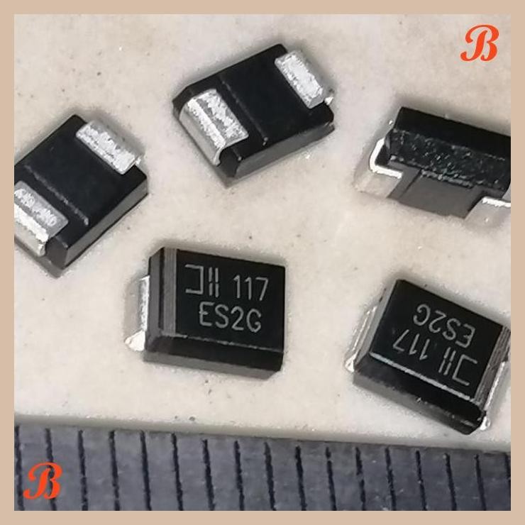 [SRE] ES2G ES2G-E3/52T Fast Schottky Diode SMB DO-214AA 2A 400V Dioda SMD