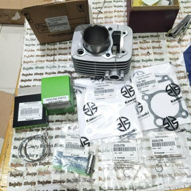 New paket blok piston set standar klx 150 bf original