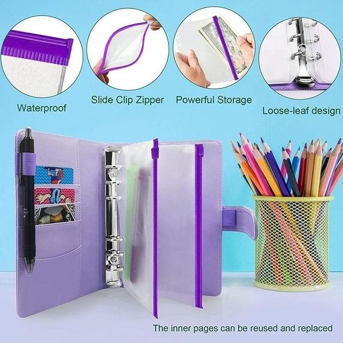 

SET LENGKAP Binder A6 - 6 Ring Budgeting Planner Nabung Value Pack Murah Foto Paper murah