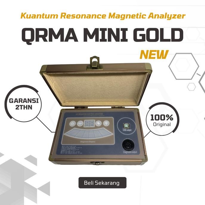 TERMURAH - QRMA Quantum Analyzer MINI GOLD GARANSI 2 TAHUN