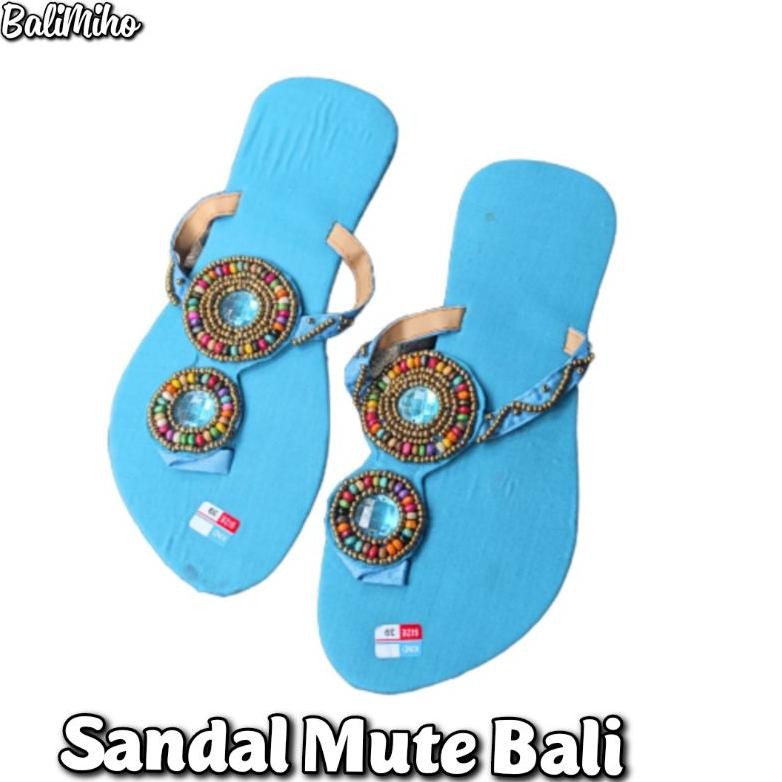 Living Sandal Mute Bali Sandal Jepit  Bali Sandal Mote Sandal Manik Manik Sandal Unik Sandal Angka D