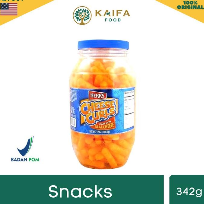 

Sale Herr'S Cheese Curls Barrel 482Gr - Herr'S Cheese Curls Barrel - Snack Keju Stik