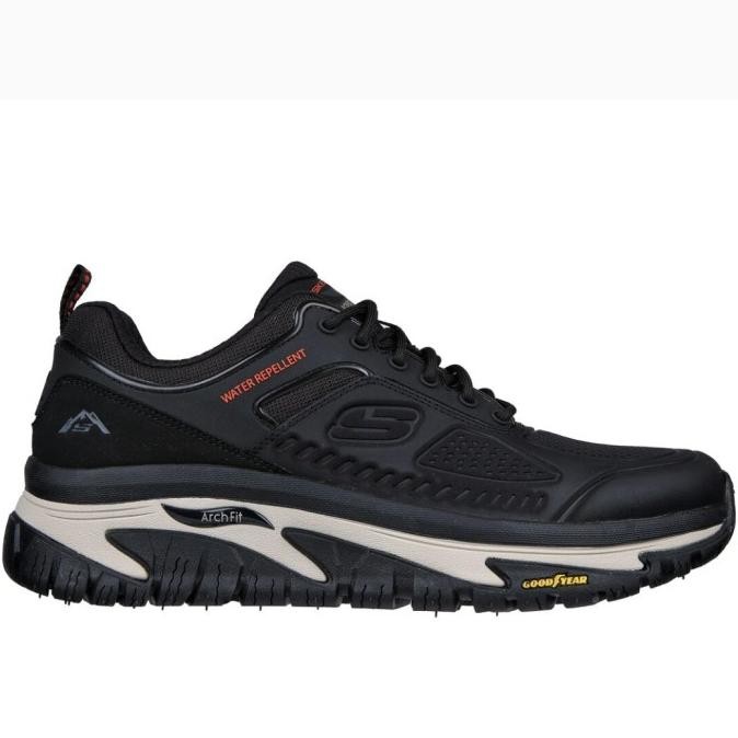 SKECHERS OUTDOOR ROAD WALKER ARCH FIT TRAIL BLACK