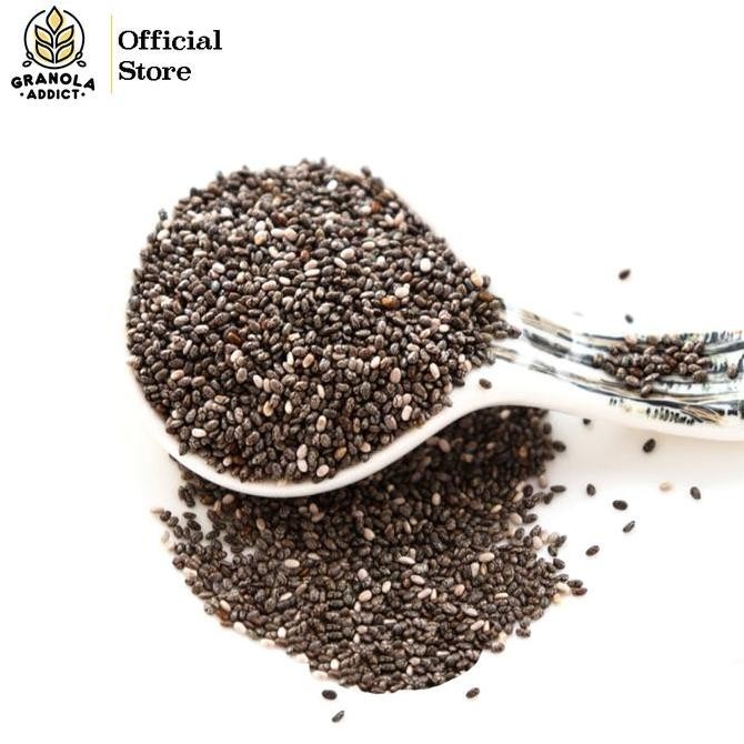 

Grosir Granola Addict - Black Chia Seed Mexico Organic / Organik 1Kg