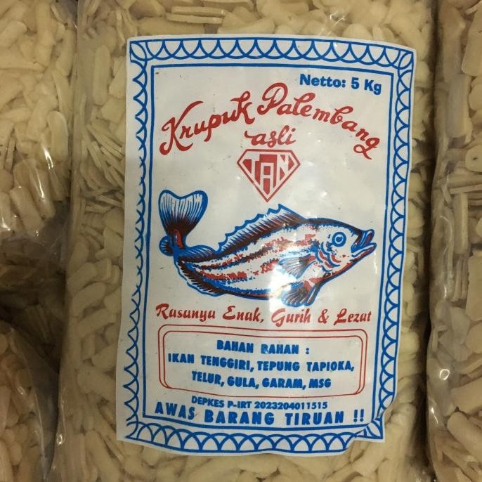 

Promo Kerupuk Ikan Tan 5Kg / Krupuk Palembang Tan / Kerupuk Ikan Kecil