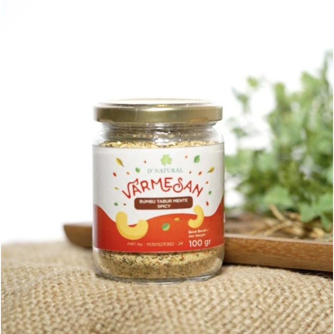 

Grosir Dnatural Varmesan Keju Parmesan Vegan Dairy Free Organic 100 Gram