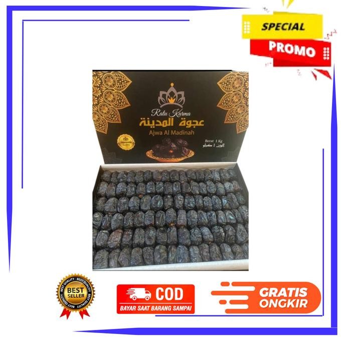 

Kurma Nabi / Ajwa Madinah Kemasan 500gr dan 300gr