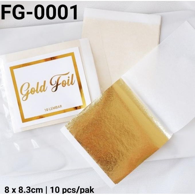 

Fg-0001 Gold Foil Leaf Paper Kertas Emas Gold Promo