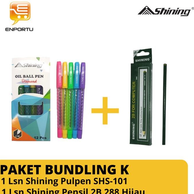 

Terbaru Bundling K - 1 Lusin Shining SHS-101 dan 1 Lusin pensil 2b 288