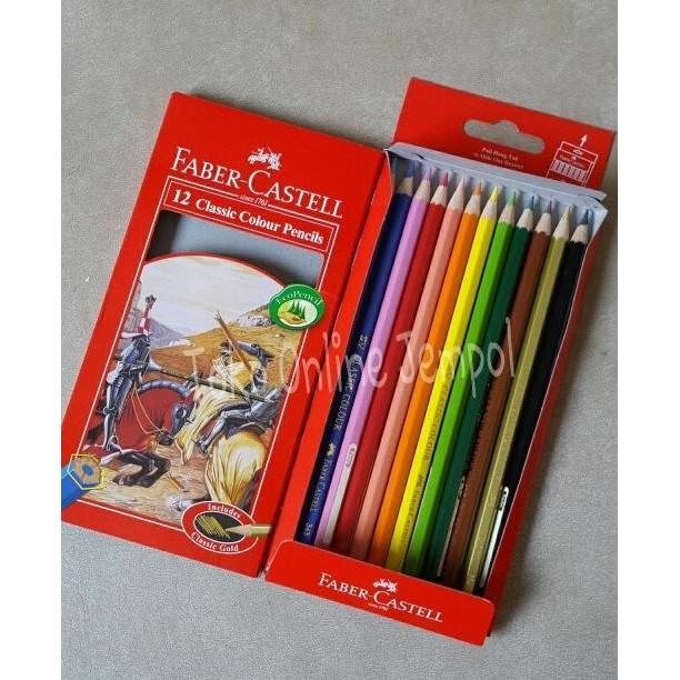

Terbaru ATK0082FC 12 warna Classic Colour Pensil Warna 115852 faber castell TK