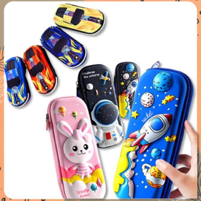 

Terbaru Tempat Kotak Pensil Anak 3D Karakter Cars Astronot Galaxy Aesthetic Bahan EVA Timbul Anti Stationery Stationery