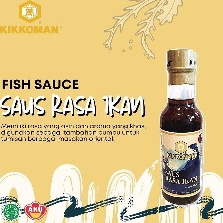 

At43 Kikkoman Kecap Ikan Fish Sauce Halal 150Ml Kc
