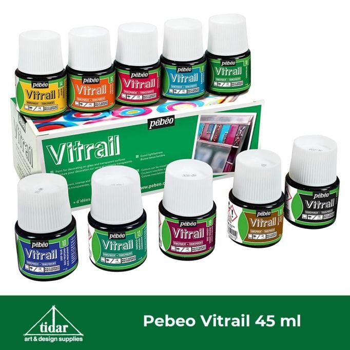 

HARGA DISC - Pebeo Vitrail / Glass Painting / Cat Transparent untuk Kaca 45 ml #1