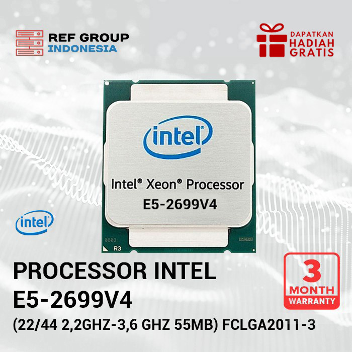 e5-2699v4 Intel server processor CPU e5-2699 v4 (22/44 2,2Ghz-3,6GHz) SR2JS